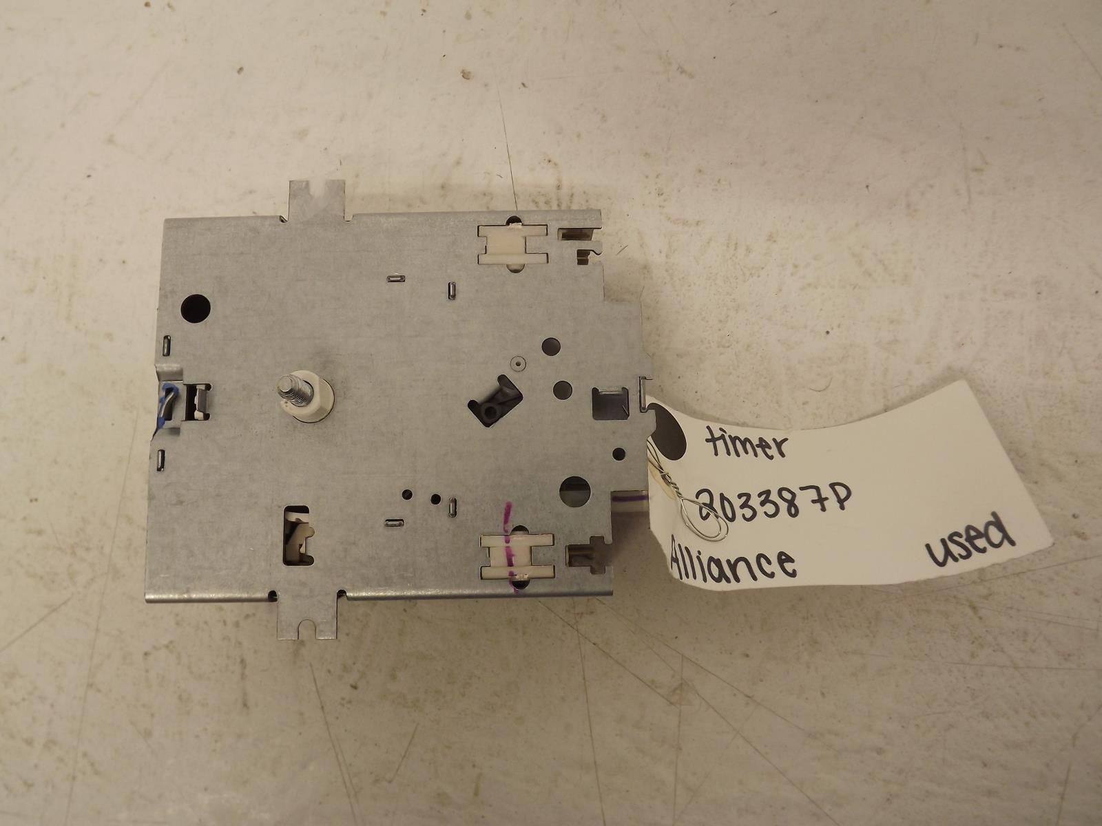 Alliance Washer 203387P Timer Used Alliance Washer 203387P Timer Used